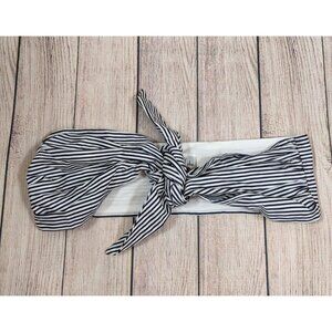 O Mighty Women's Tube Top Striped Strapless Size Small